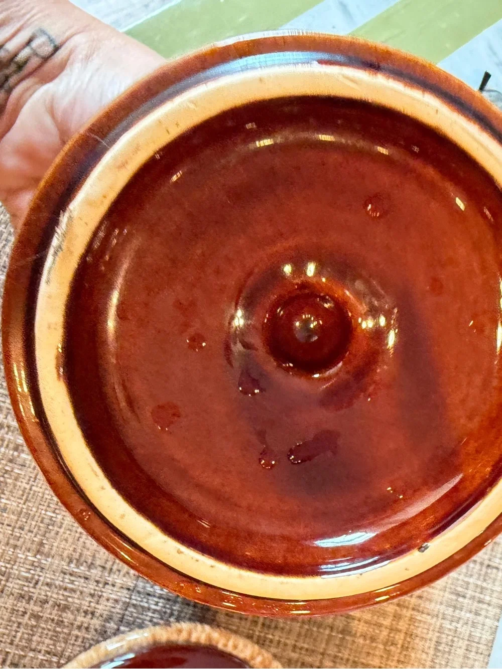 Hull Pottery Brown Glazed Soup Mugs - Set of 2